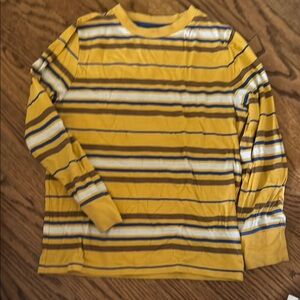 Cat & Jack Yellow and Blue Long Sleeve Tee